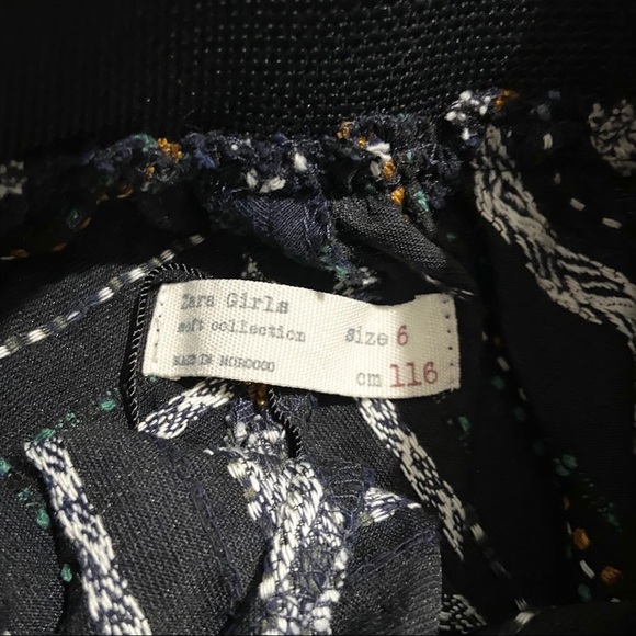 ZARA Multicolor A-Line Skirt Size 6 - Picture 3 of 4